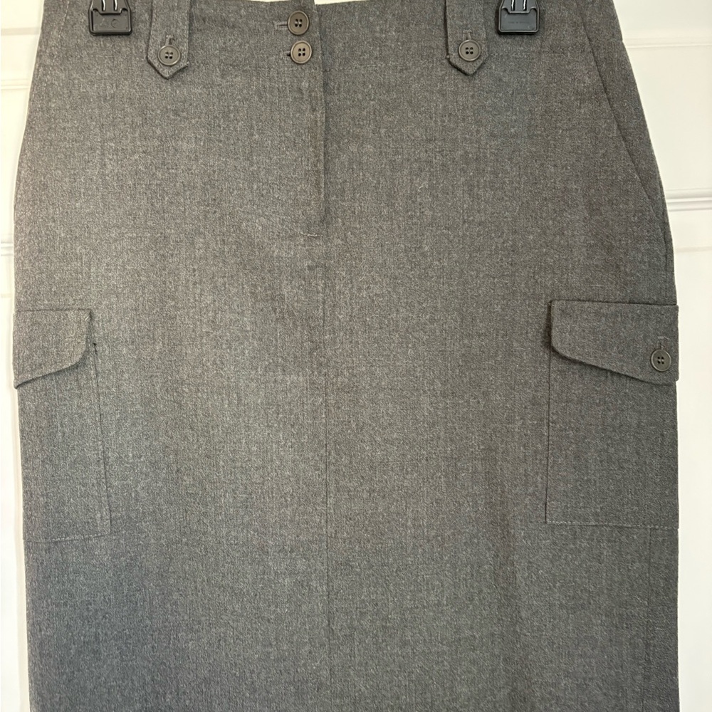 Talbots Charcoal Pencil Skirt